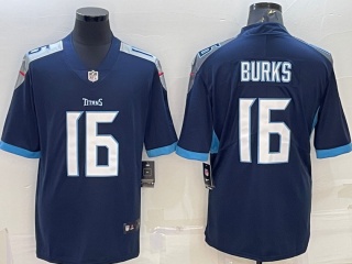 Tennessee Titans #16 Treylon Burks Limited Jersey Dark Blue 