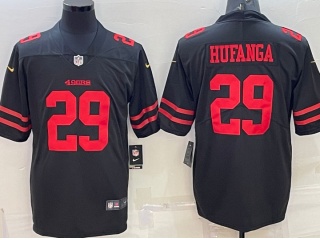 San Francisco 49ers #29 Hufanga Limited Jersey Black 