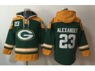 Green Bay Packers #23 Jaire Alexander Hoodies Green