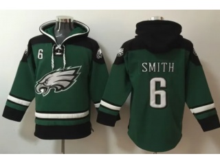 Philadelphia Eagles #6 DeVonta Smith Hoodies Green 
