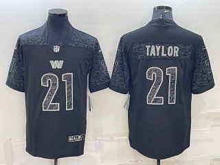 Washington Commanders #21 Sean Taylor RFLCTV Limited Jersey Black