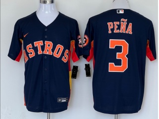 Nike Houston Astros #3 Jeremy Pena Cool Base Jersey Blue 