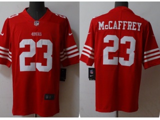 San Francisco 49ers #23 Christian Mccaffrey New Style Limited Jersey Red