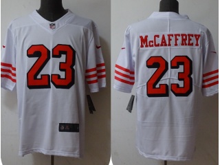 San Francisco 49ers #23 Christian Mccaffrey Color Rush Limited Jersey White