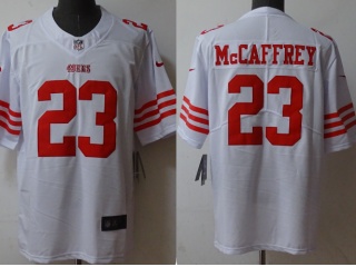 San Francisco 49ers #23 Christian Mccaffrey New Style Limited Jersey White