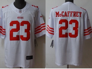 San Francisco 49ers #23 Christian Mccaffrey New Style Limited Jersey White 