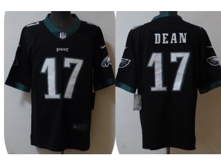 Philadelphia Eagles #17 Nakobe Dean Limited Jersey Black