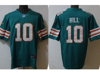 Miami Dolphins #10 Tyreek Hill Color Rush Limited Jersey Green 