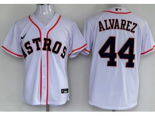 Nike Houston Astros #44 Yordan Alvarez Cool Base Jersey White