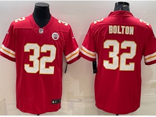 Kansas City Chiefs #32 Nick Bolton Limited Football Jersey Red