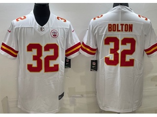 Kansas City Chiefs #32 Nick Bolton Limited Football Jersey White