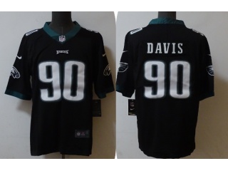 Philadelphia Eagles #90 Jordan Davis Limited Jersey Black 