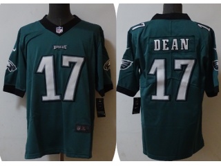 Philadelphia Eagles #17 Nakobe Dean Limited Jersey Green 