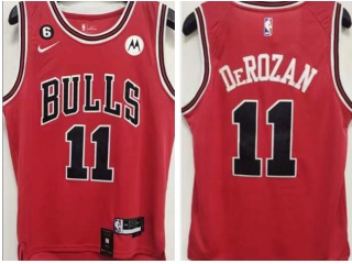 Nike Chicago Bulls #11 DeMar Derozan 2022-23 Jersey Red