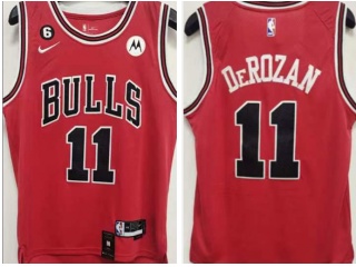 Nike Chicago Bulls #11 DeMar Derozan 2022-23 Jersey Red 