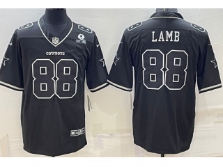 Dallas Cowboys #88 CeeDee Lamb Lights 2.0 Limited Jersey Black 