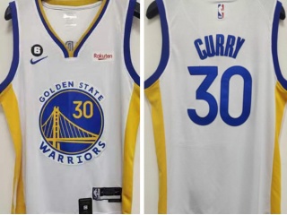 Nike Golden State Warriors #30 Stephen Curry  2022-23 Jersey White