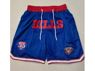 Buffalo Bills With Bills On Front Just Don Shorts Blue 