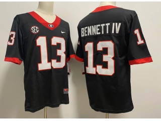 Georgia Bulldogs #13 Stetson Bennett IV Limited Jersey Black