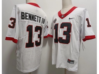 Georgia Bulldogs #13 Stetson Bennett IV Limited Jersey White