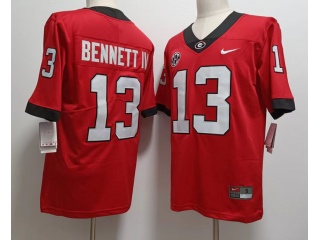 Georgia Bulldogs #13 Stetson Bennett IV Limited Jersey Red