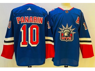 Adidas New York Rangers #10 Artemi Panarin 2023 Reverse Jersey Blue