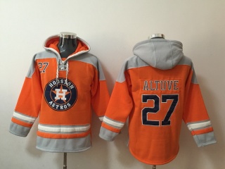 Houston Astros #27 Jose Altuve Hoodie Orange