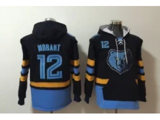 Memphis Grizzlies #12 Ja Morant Hoodies Blue