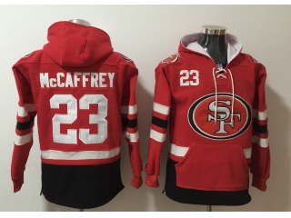 San Francisco 49ers #23 Christian Mccaffrey Hoodies Red