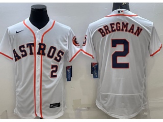 Nike Houston Astros #2 Alex Bregman Flexbase Jersey White