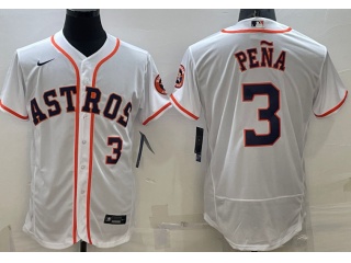 Nike Houston Astros #3 Jeremy Pena Flexbase Jersey White