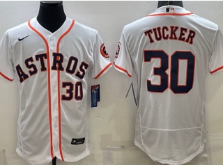 Nike Houston Astros #30 Kyle Tucker Flexbase Jersey White