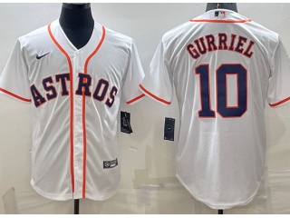 Nike Houston Astros #10 Yuli Gurriel Cool Base Jersey White