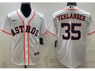 Nike Houston Astros #35 Justin Verlander Cool Base Jersey White