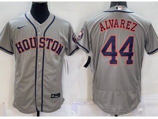 Nike Houston Astros #44 Yordan Alvarez Flexbase Jersey Grey