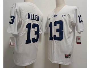 Penn State Nittany Lions #13 Kaytron Allen Limited Jerseys White