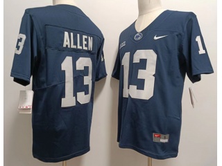 Penn State Nittany Lions #13 Kaytron Allen Limited Jerseys Navy Blue