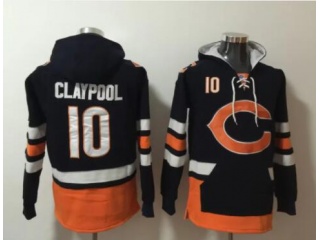 Chicago Bears #10 Chase Claypool Hoodie Blue