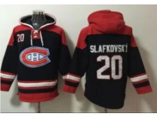 Montreal Canadiens #20 Juraj Slafkovsky Hoodie Black