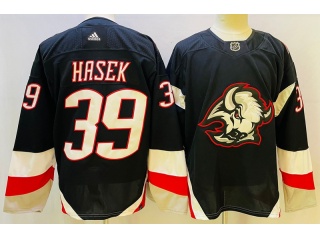 Adidas Buffalo Sabres #39 Dominik Hasek 2023 Reverse Jersey Black