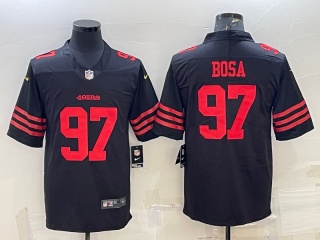 San Francisco 49ers #97 Nick Bosa Style Limited Jersey Black