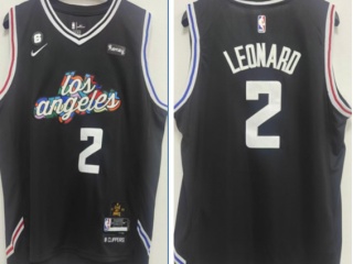 Nike Los Angeles Clippers #2 Kawhi Leonard 2022-2023 City Jerseys Black