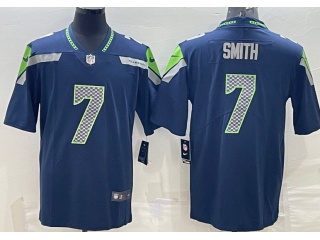 Seattle Seahawks #7 Geno Smith Vapor Untouchable Limited Jersey Blue