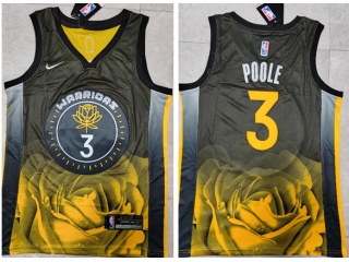 Nike Golden State Warriors #3 Jordan Poole Black 2022-23 City Jersey