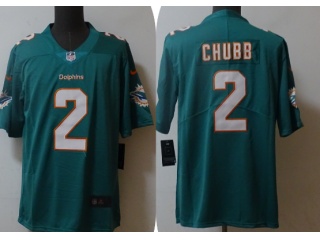 Miami Dolphins #2 Bradley Chubb Limited Jersey Teal