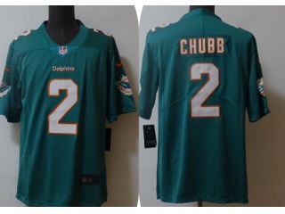 Miami Dolphins #2 Bradley Chubb Limited Jersey Teal 