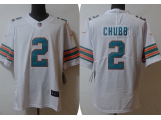 Miami Dolphins #2 Bradley Chubb Color Rush Limited Jersey White