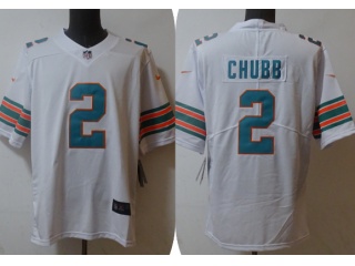  Miami Dolphins #2 Bradley Chubb Color Rush Limited Jersey White