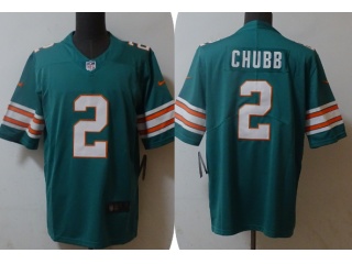 Miami Dolphins #2 Bradley Chubb Color Rush Limited Jersey Green