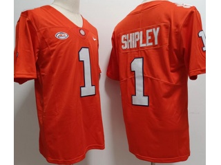 Clemson Tigers #1 Will Shipley Limited Jersey Orange